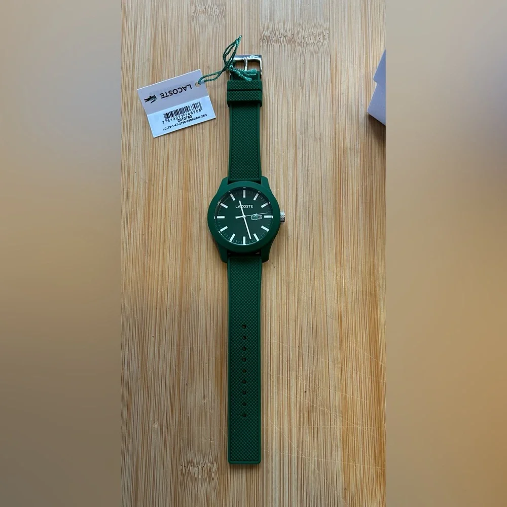 Lacoste Watch 43mm Green Face & Green Silicone Band